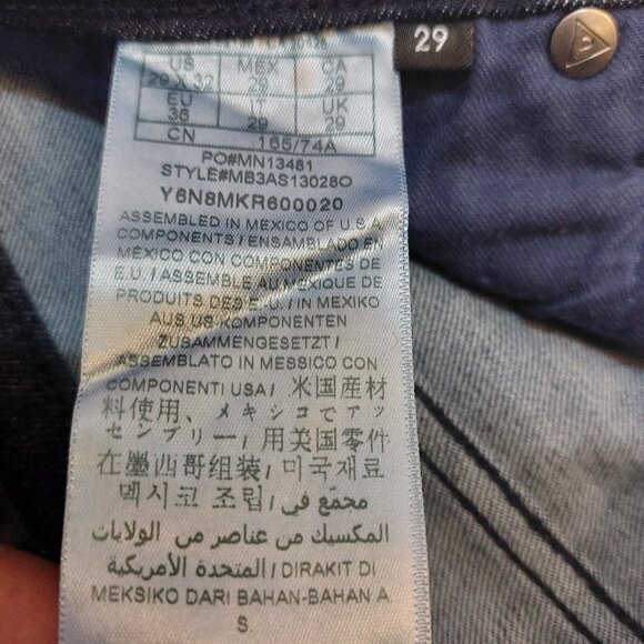 Guess Jeans   Medium slim straight  Size 26 Women’s Denim Jeans blue  Dark Wash - Picture 5 of 12